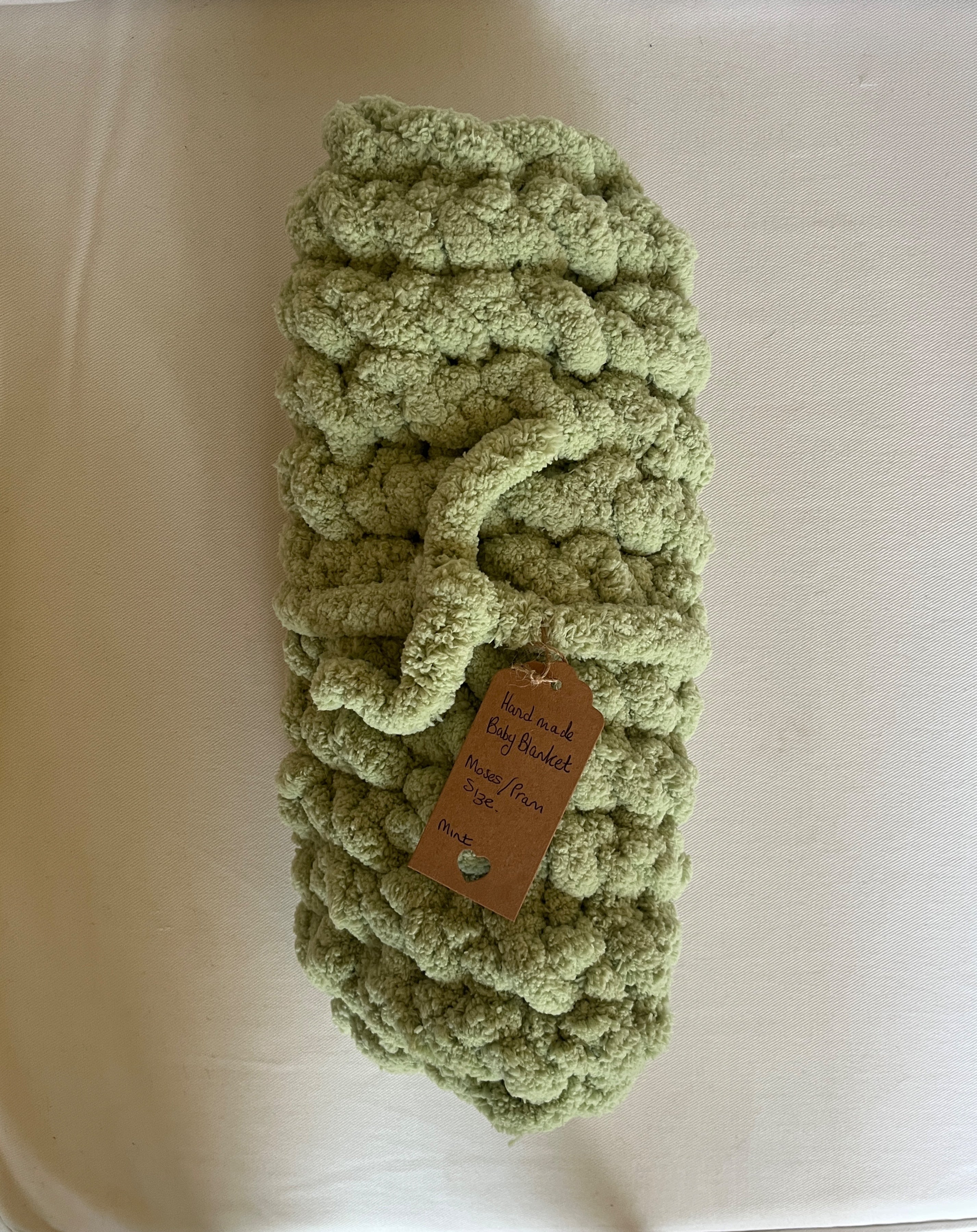 Baby Blanket Chunky Knit Moses/Pram Size